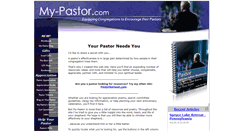 Desktop Screenshot of my-pastor.com